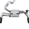 AWE Tuning Ford Focus RS SwitchPath Cat-back Exhaust - Diamond Black Tips