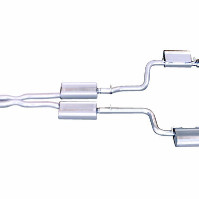 Gibson 05-15 Chrysler 300 C 5.7L 2.5in Cat-Back Dual Exhaust - Stainless