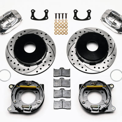 Wilwood Forged Dynalite P/S P-B Kit Drilled Polished Big Ford New 2.50in Offset Currie Blank