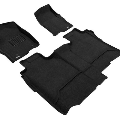 3D MAXpider 2019-2022 Chevrolet/GMC Silverado/Sierra Elegant Floor Mat Set - Black