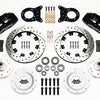 Wilwood Dynapro 6 Front Hub Kit 12.19in Drilled 1970-1973 Mustang Disc & Drum Spindle