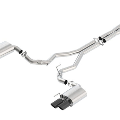 Borla 2018 Ford Mustang GT (A/T / M/T) 3in ATAK Catback Exhaust w/o Valves w/ Black Chrome Tips