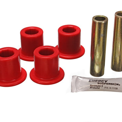 Energy Suspension 74-79 Ford Various Trucks Rear Spring-Frame Shackle Bushings Only - Red