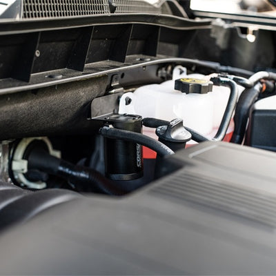 Corsa 2019-2025 Silverado/Sierra & 2021-2025 Tahoe/Suburban/Yukon/Denali Aluminum Oil Catch Can