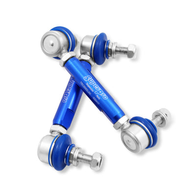 SuperPro 2014 Mazda 3 i SV Rear HD Adjustable End Link Set (10mm Studs 140mm-185mm Length)
