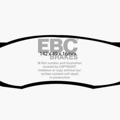 EBC 00-01 Ford Expedition 4.6 2WD Extra Duty Rear Brake Pads