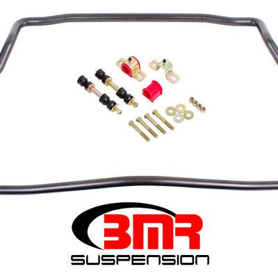 BMR 78-87 G-Body Front & Rear Sway Bar Kit w/ Bushings - Black Hammertone