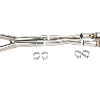 Kooks 05-08 Chevy Corvette C6 LS2/LS3 6.0L/6.2L 3in x 2.5in GREEN Cat SS X-Pipe Kooks HDR Req