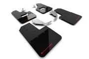Rally Armor 21-25 Ford Bronco (Steel Bmpr + RB - NO Rptr/Sprt) Blk Mud Flap w/Red Logo