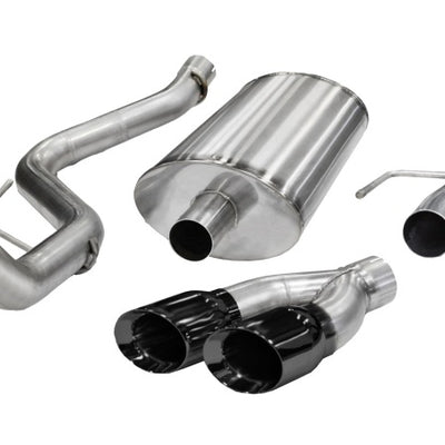 Corsa 2011-2014 Ford F-150 5.0L V8 Black Sport Cat-Back Exhaust