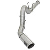 aFe ATLAS 5in DPF-Back Alum Steel Exhaust System w/Polished Tip 2017 Ford Diesel Trucks V8-6.7L (td)