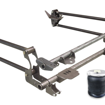 Ridetech Parallel 4-Link System Weld-in 4 Link Kit for 3/4 and 1 Ton Trucks Black Powdercoat