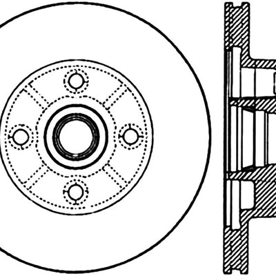 StopTech Slotted & Drilled Sport Brake Rotor