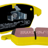 EBC 04-05 Mitsubishi Lancer Evo 8 2.0T (FQ400 w/Alcon Caliper) Yellowstuff Front Brake Pads