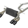 aFe MACH Force-Xp 2-1/2in SS Axle Back Exhaust w/Black Tips 15+ BMW M3/M4 (F80/F82) L6 3.0L (tt) S55