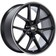 BBS CI-R 20x9 5x112 ET25 Satin Black Polished Rim Protector Wheel -82mm PFS/Clip Required