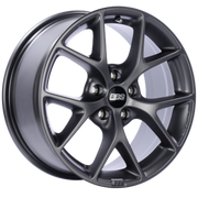 BBS SR 16x7 5x100 ET36 Satin Grey Wheel -70mm PFS/Clip Required