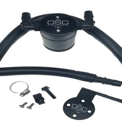 J&L 13-14 Focus ST Rear Oil Separator 3.0 - Black Anodized