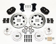 Wilwood Forged Dynalite Front Kit 12.19in Drilled Heidts Tri -5 2 inch Drop Spindle
