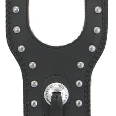 Mustang 91-03 Harley Dyna Tank Bib w/Studs - Black