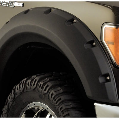 Bushwacker 09-14 Ford F-150 Styleside Max Pocket Style Flares 4pc 67.0/78.8/97.4in Bed - Black