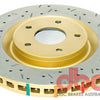 DBA 97-04 Corvette C5/C6 Front Drilled & Slotted 4000 Series Rotor