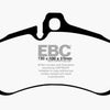 EBC 10-12 Porsche 911 (997) (Cast Iron Rotor only) 3.8 GT3 Redstuff Front Brake Pads