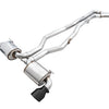 AWE 2020 Toyota Supra A90 Non-Resonated Touring Edition Exhaust - 5in Diamond Black Tips