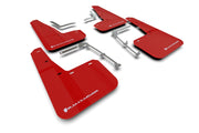 Rally Armor 20-26 Toyota GR Yaris Red Mud Flap w/White Logo