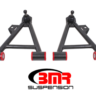 BMR 94-04 Mustang Lower Non-Adj. A-Arms (Coilover Only) w/ Tall Ball Joint (Poly) - Black Hammertone