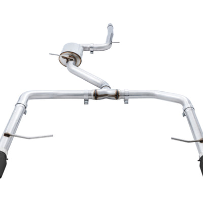 AWE Tuning 18-21 Volkswagen Jetta GLI Mk7 Track Exhaust - Diamond Black Tips (Fits High-Flow DP)