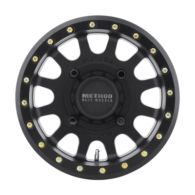 Method MR401 UTV Beadlock 14x7 / 5+2/38mm Offset / 4x156 / 132mm CB Matte Black Wheel