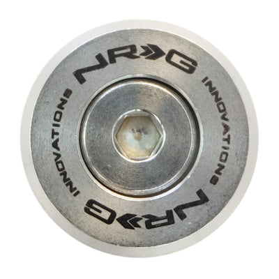 NRG M Style Fender Washer Kit TI Series M6 Bolts For Metal (Silver Washer/Silver Screw) - Set of 10