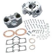 S&S Cycle 79-84 BT Super Stock 3-5/8in Bore Band Style Dual Plug Cylinder Head Kit - Natural