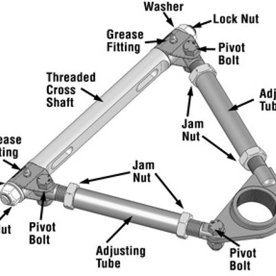 SPC Performance Pro Series Front Adjustable Upper Control Arm (Chrysler Thread-In 10deg) (Race Only)