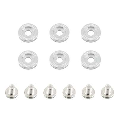 Mishimoto Small Fender Washer Kit (6pcs) - Silver