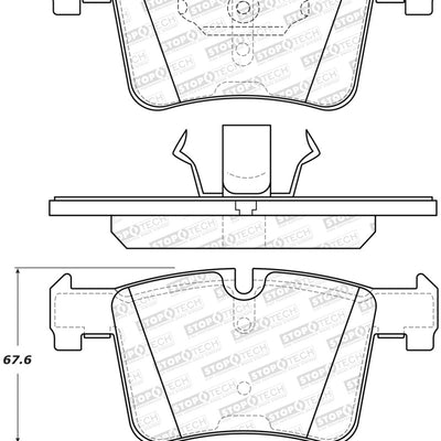 StopTech 14-16 BMW 228i Street Performance Front Brake Pads