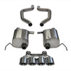 Corsa 17-19 Chevy Corvette Z06 (Grand Sport Only) 3in Axle Back Xtreme Exhaust Pol Quad 4.5in Tip