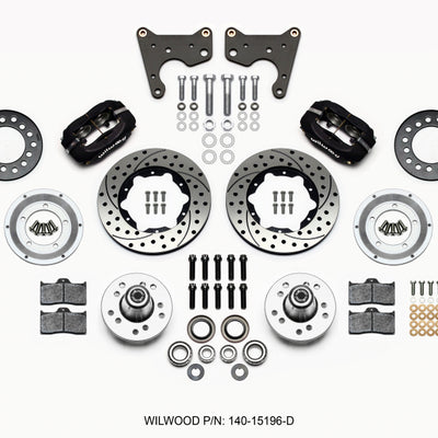 Wilwood Forged Dynalite Front Kit 11.00in Drilled 65-72 CDP C Body -Drum
