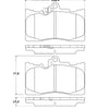 StopTech Street Touring 06 Lexus GS300/430 / 07-08 GS350 Front Brake Pads