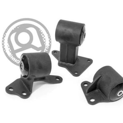 Innovative 94-97 Accord F-Series Black Steel Mounts 75A Bushings (Auto Trans)