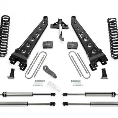 Fabtech 17-21 Ford F250/F350 4WD Gas 6in Rad Arm Sys w/Coils & Dlss Shks