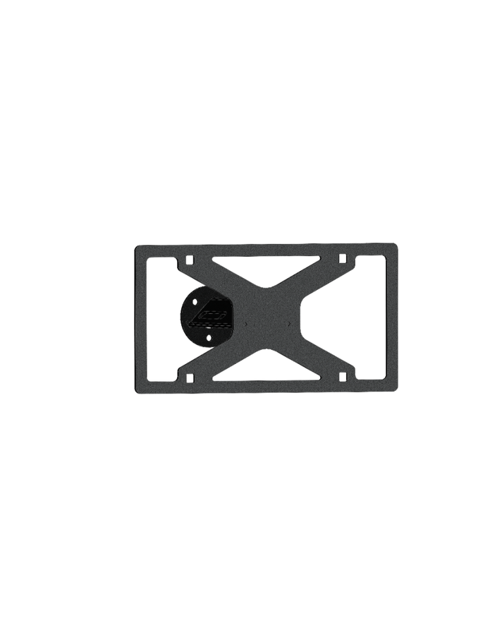 Road Armor 07-18 Jeep Wrangler JK Stealth Rear Tire Carrier License Plate Mount - Tex Blk