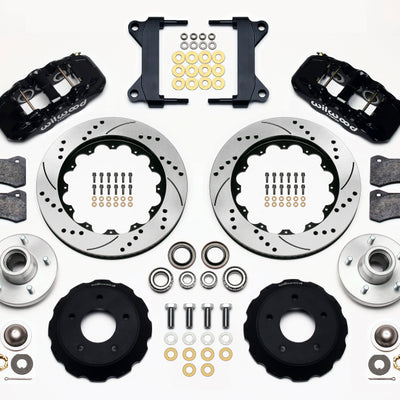 Wilwood AERO6 Front Hub Kit 14.00 Drilled Chevy C-10 60-87 CPP Drop Spindle