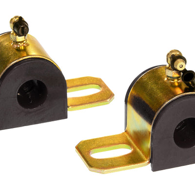 Prothane Universal 90 Deg Greasable Sway Bar Bushings - 3/4in - Type B Bracket - Black
