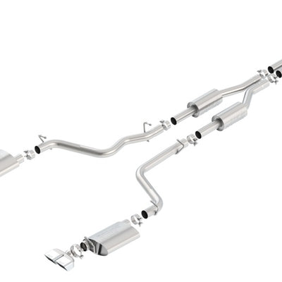 Borla 09-14 Dodge Challenger R/T 5.7L RWD 2Dr. Dual Rctgl. Angle S-Type CB Exhaust - Rear Split Exit