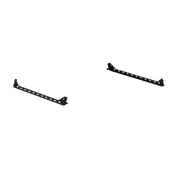 Road Armor TRECK Dual Lower 5-1/2-6ft Bed Accessory Rail Mounts - Tex Blk (Pair)