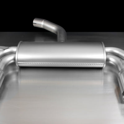 Remus 2011 Volkswagen Golf VI 1.2L Cat Back Exhaust w/84mm Straight w/Carbon Insert Tail Pipe Set
