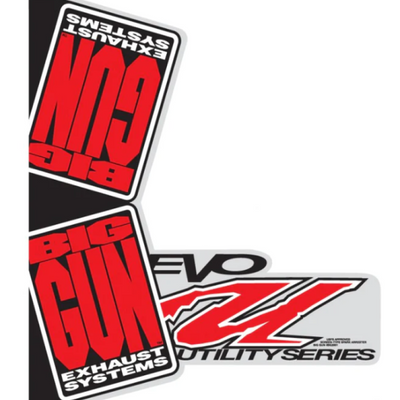 Big Gun EVO U Muffler Wrap Decal