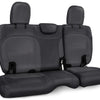 PRP 2018+ Jeep Wrangler JLU/4 door Rear Bench Cover with Cloth Interior - Black/Grey